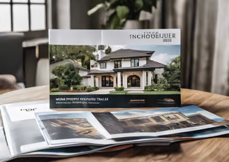magazine style property brochure